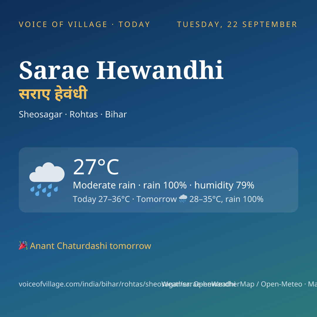 Sarae Hewandhi today