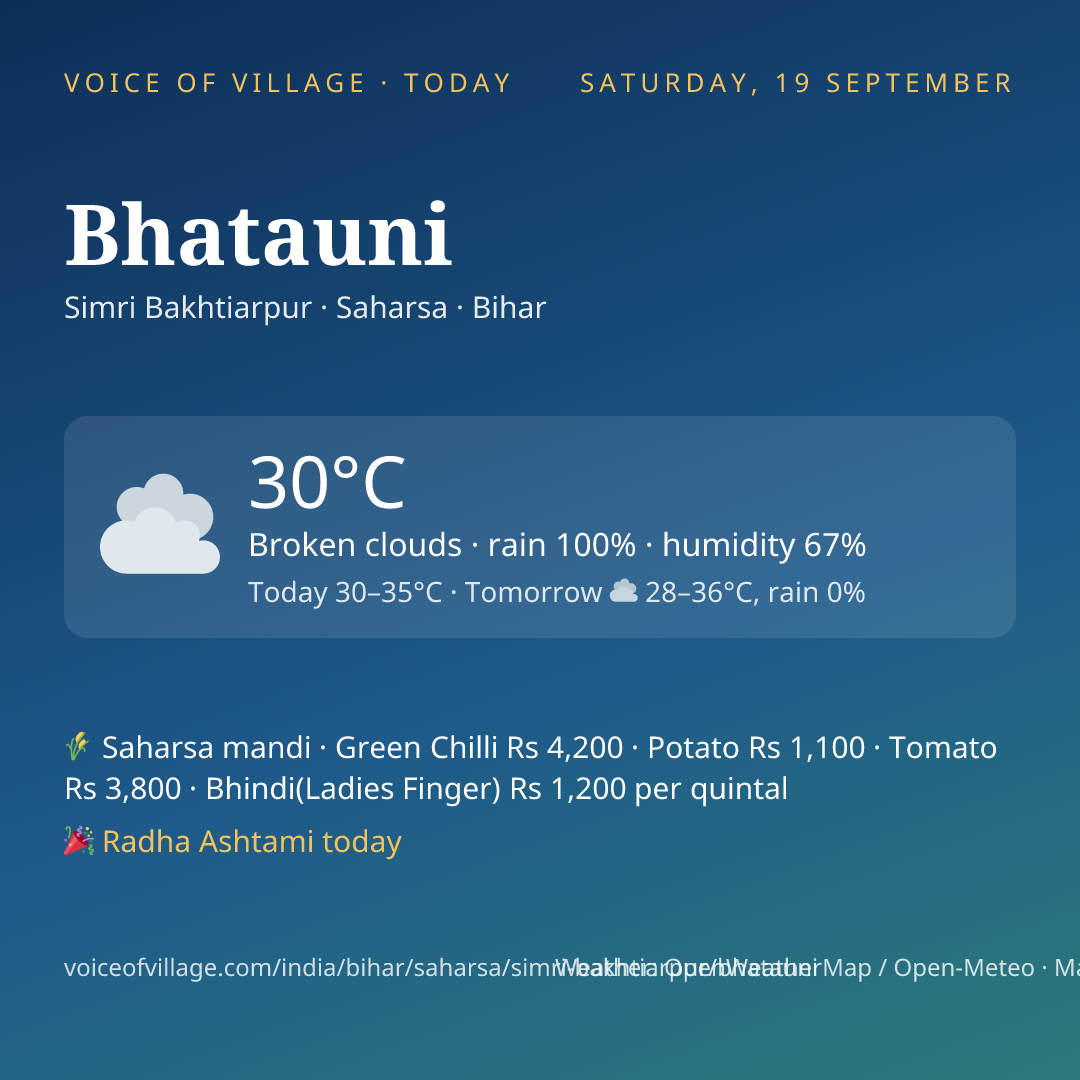 Bhatauni today