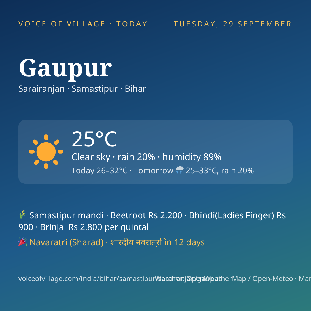 Gaupur today