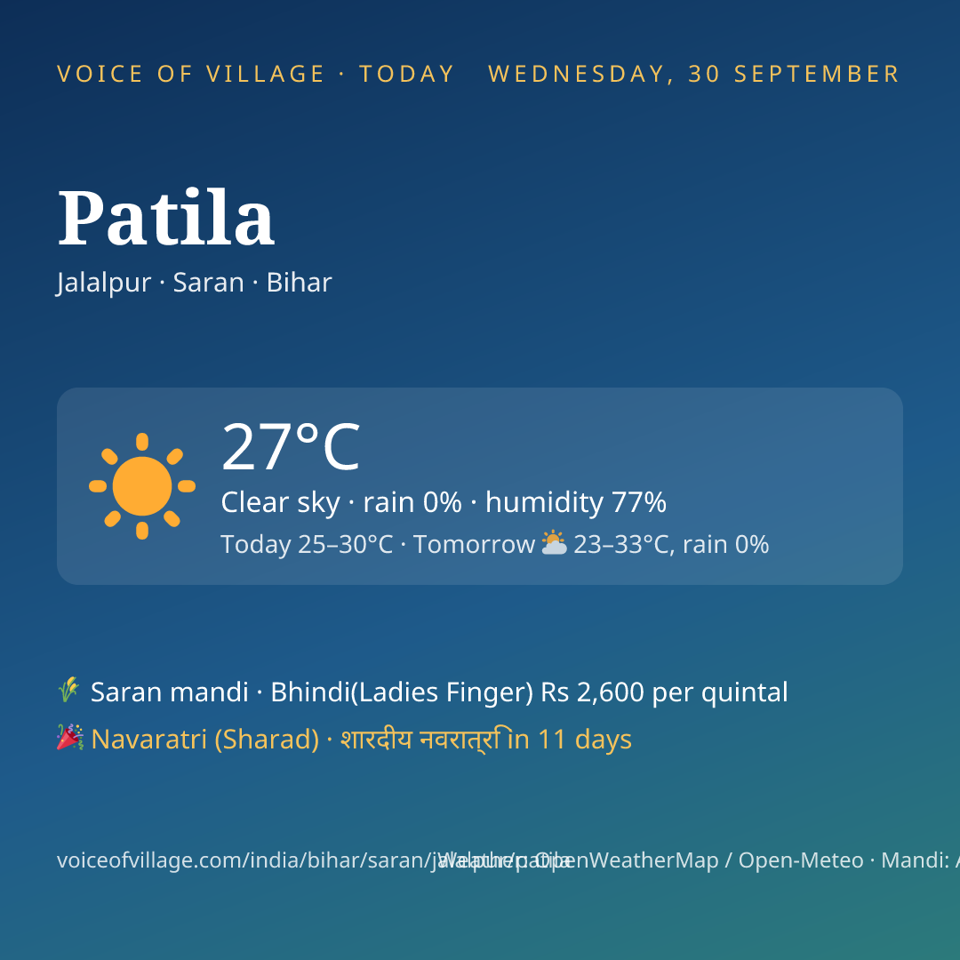 Patila today