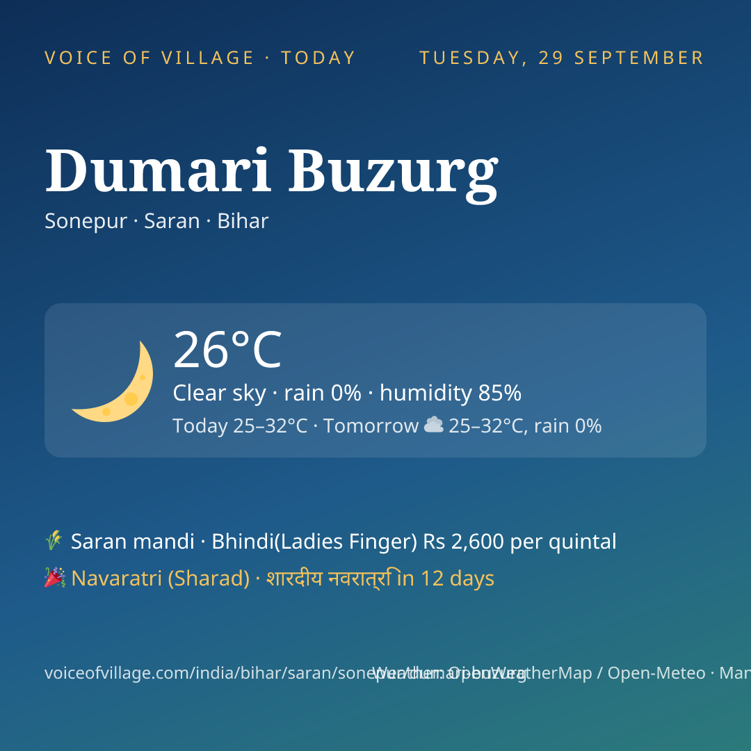 Dumari Buzurg today