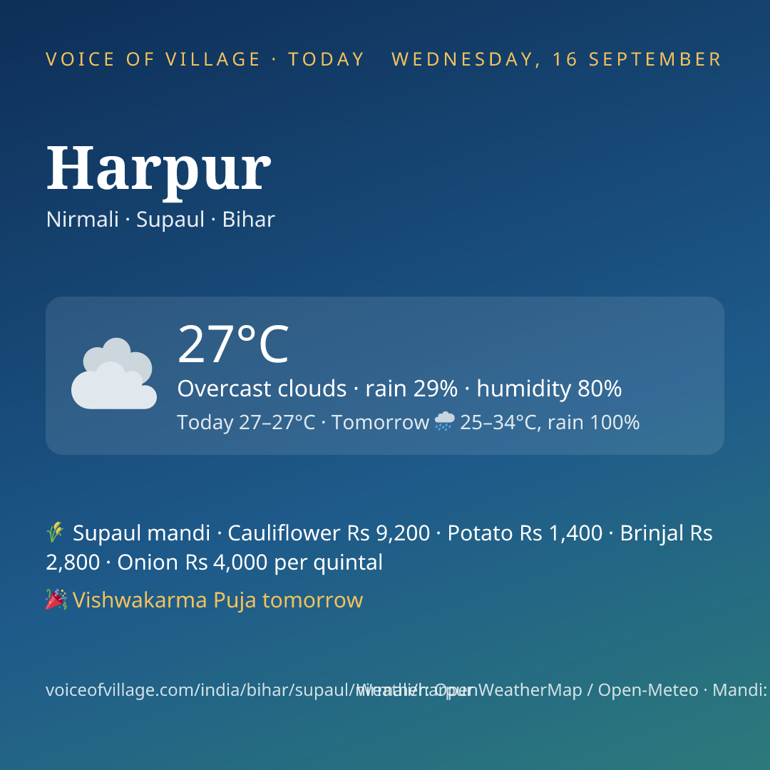 Harpur today