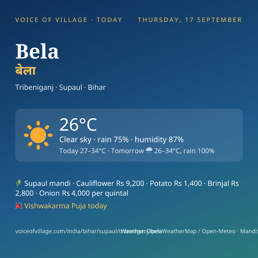 Bela today