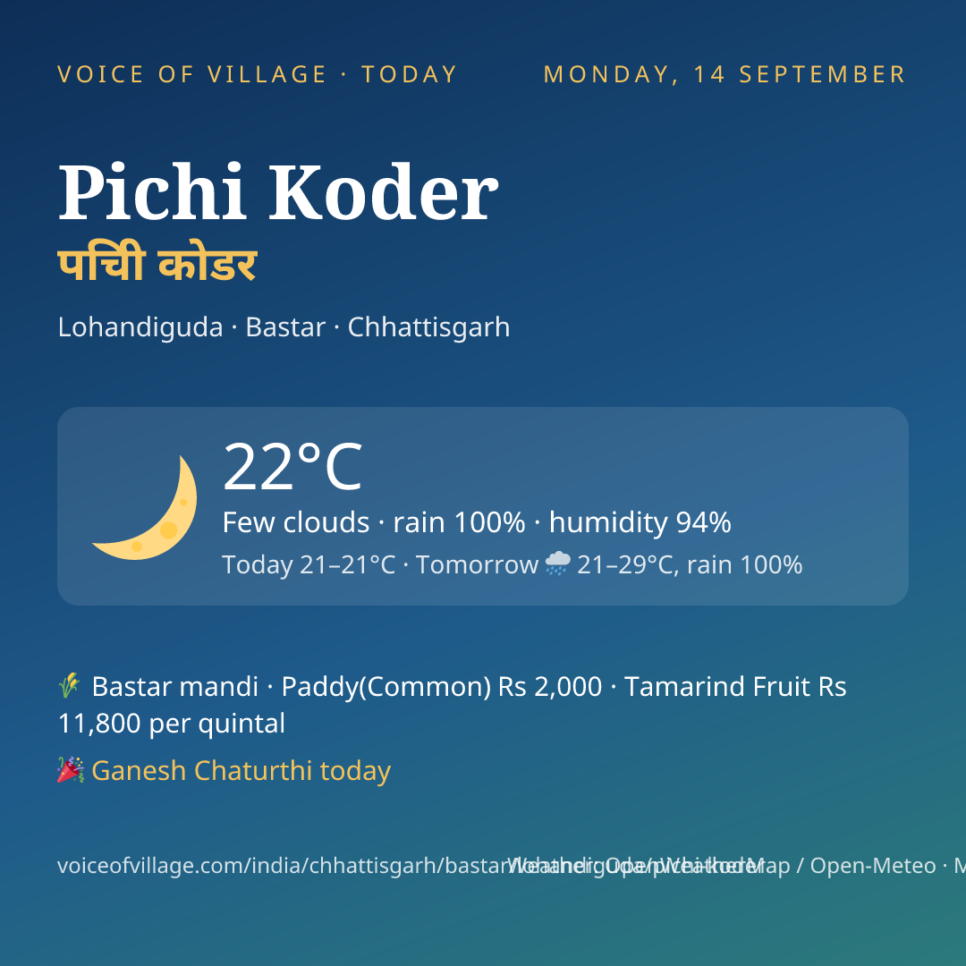 Pichi Koder today