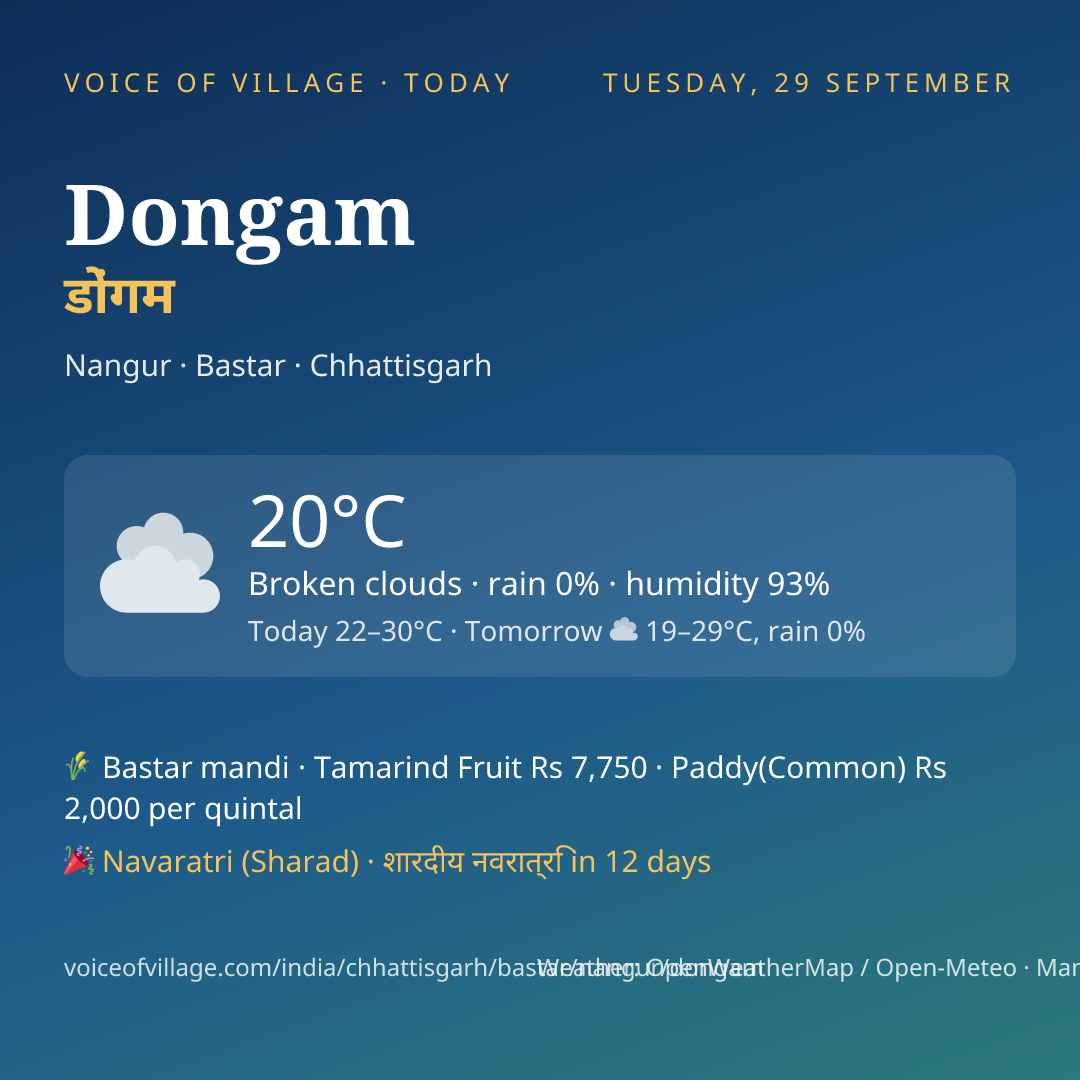 Dongam today