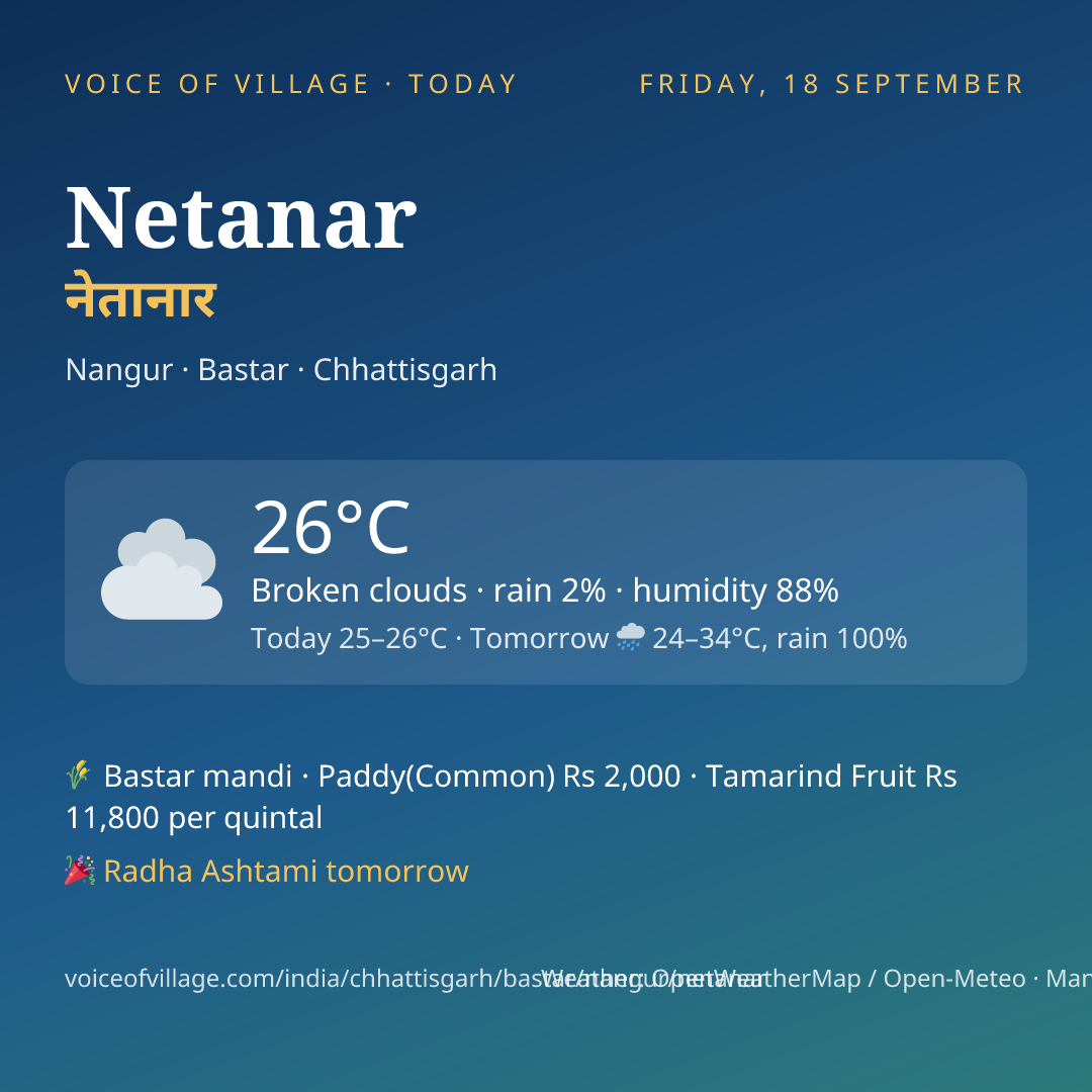 Netanar today