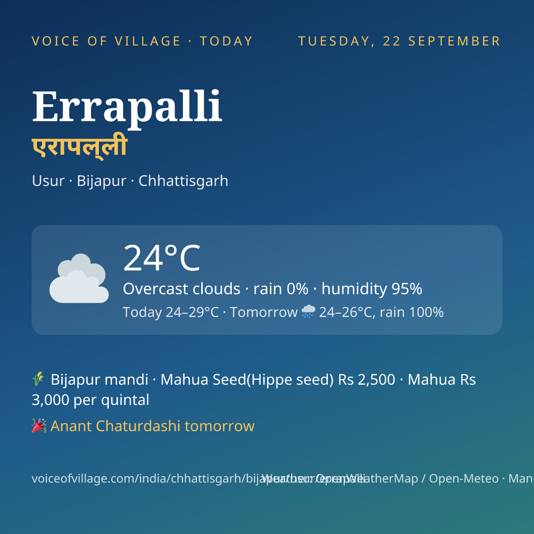 Errapalli today