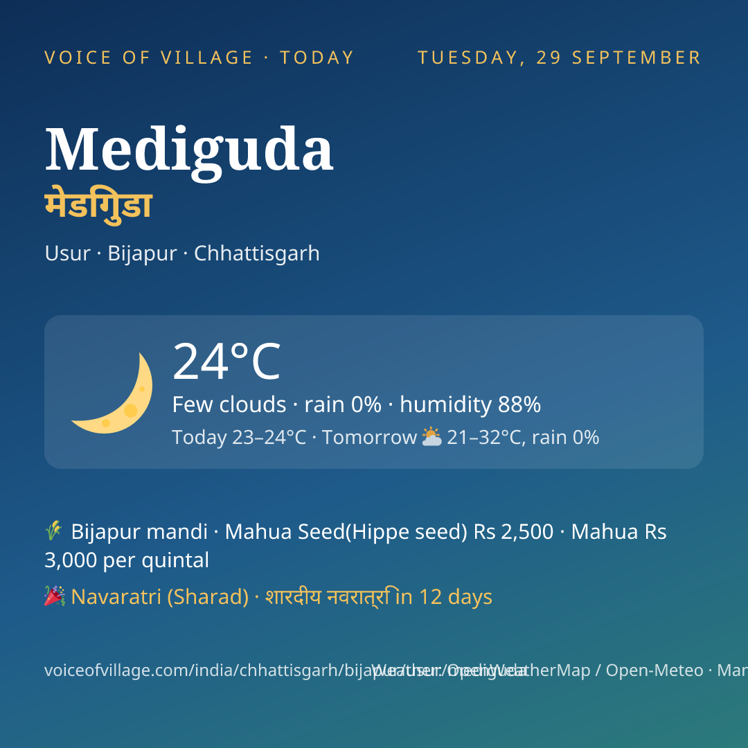 Mediguda today