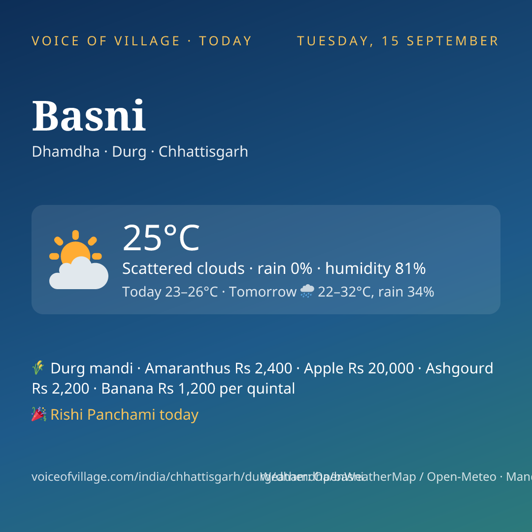 Basni today