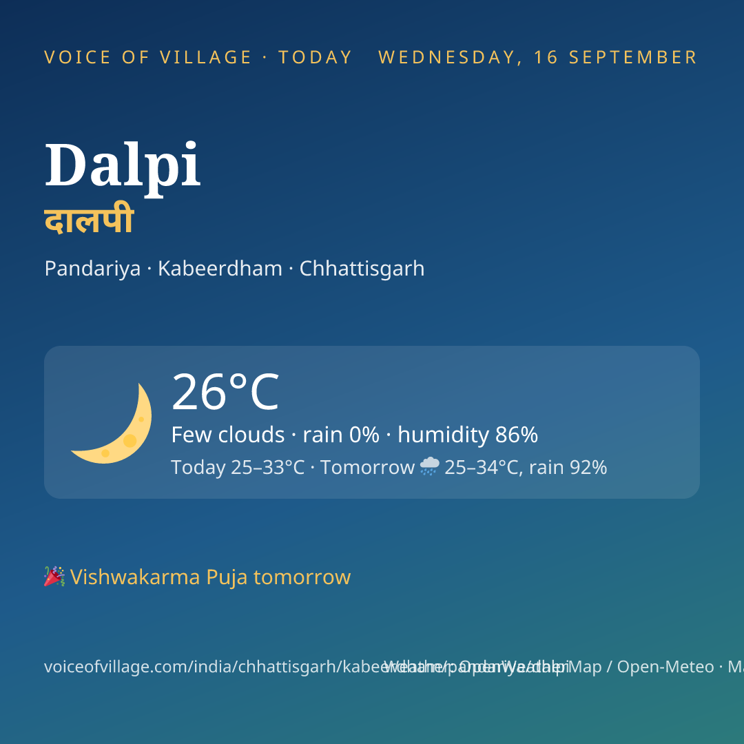 Dalpi today