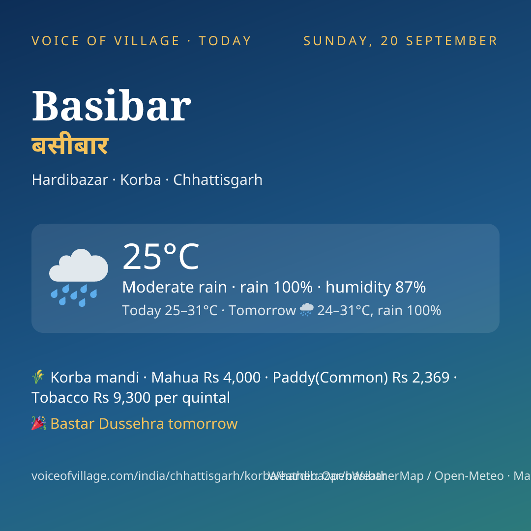 Basibar today