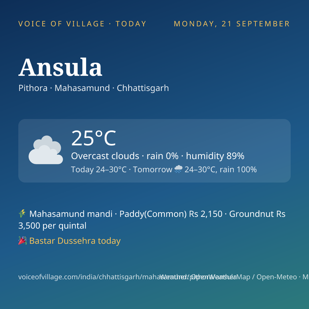 Ansula today