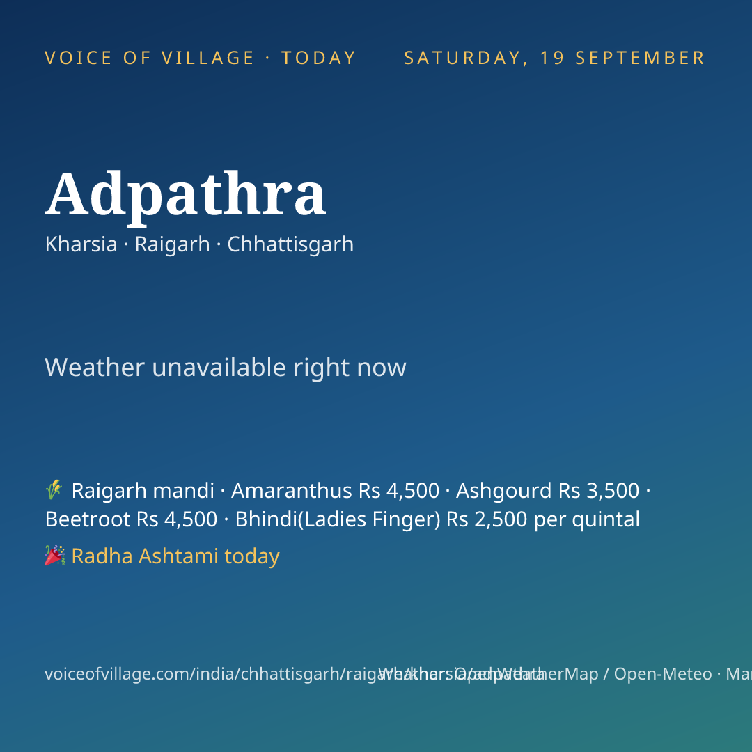Adpathra today