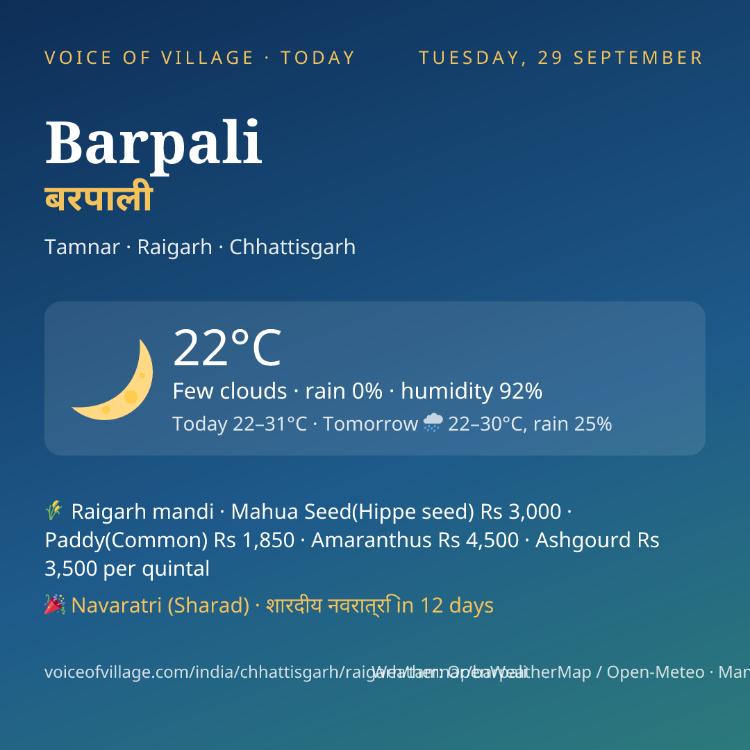 Barpali today