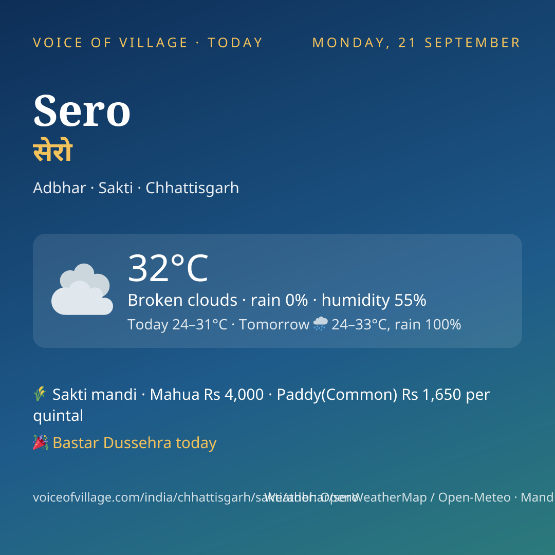 Sero today