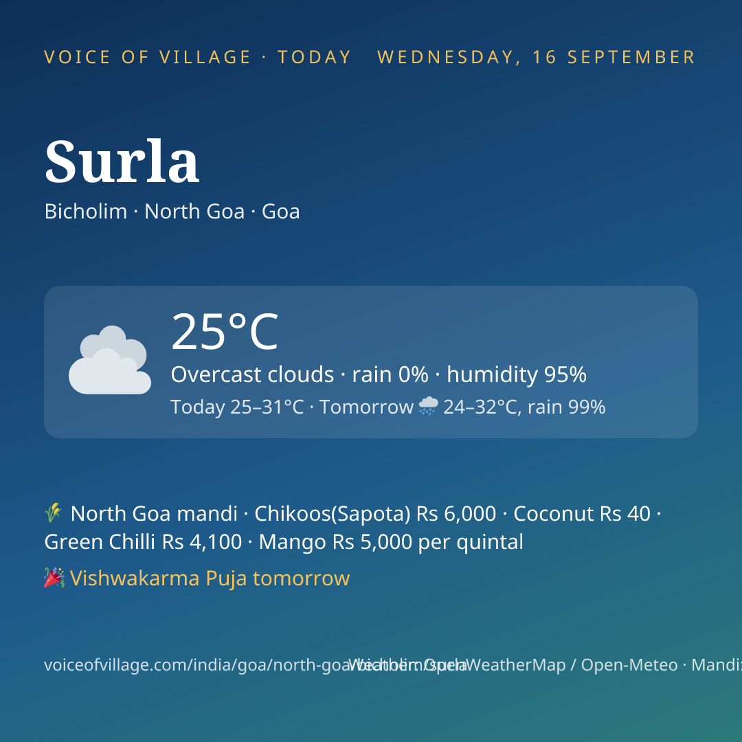 Surla today