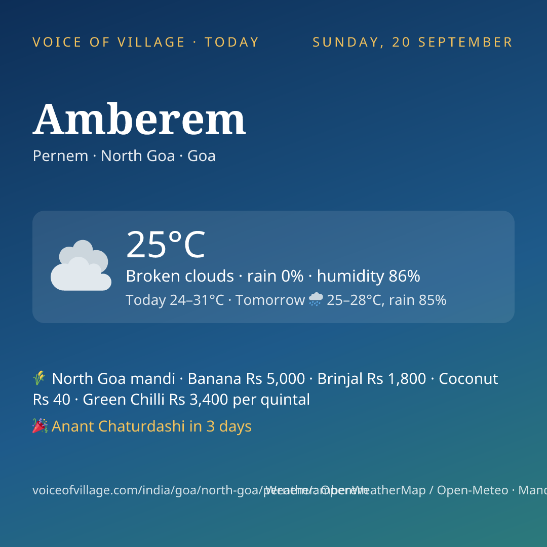 Amberem today