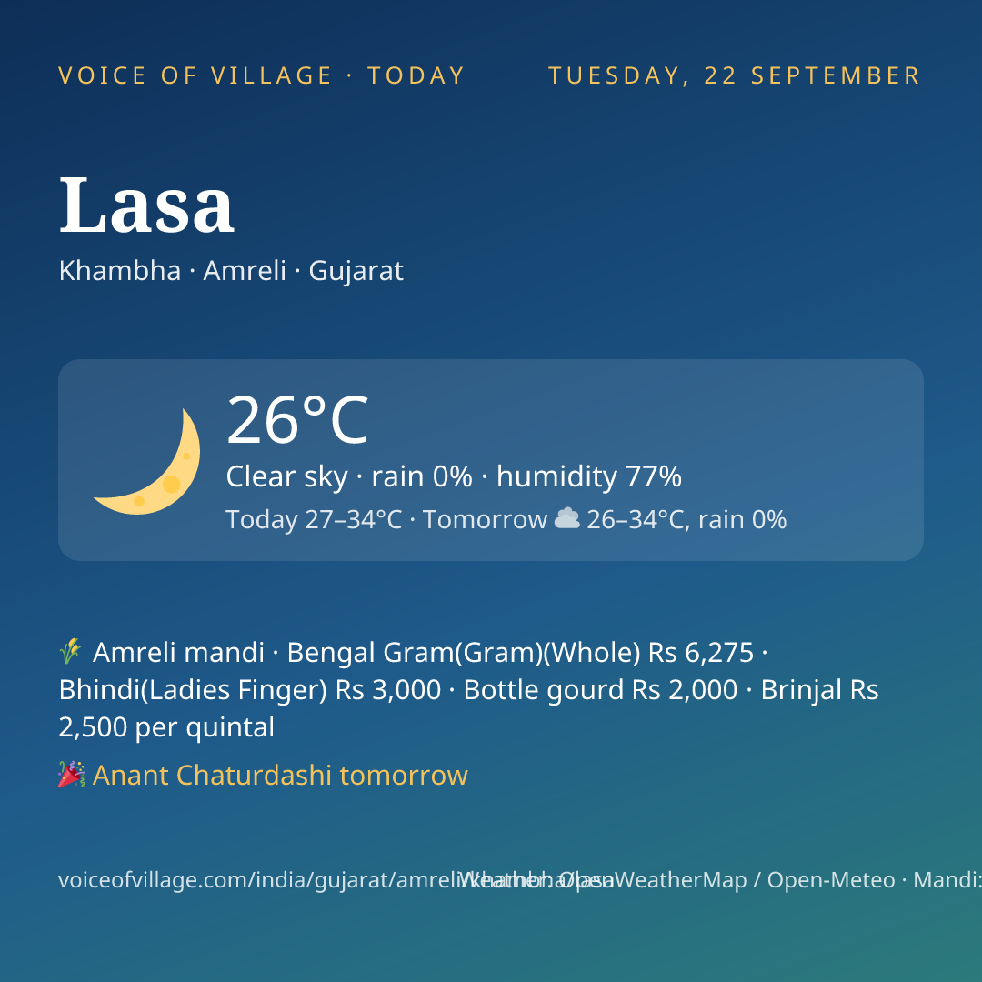 Lasa today
