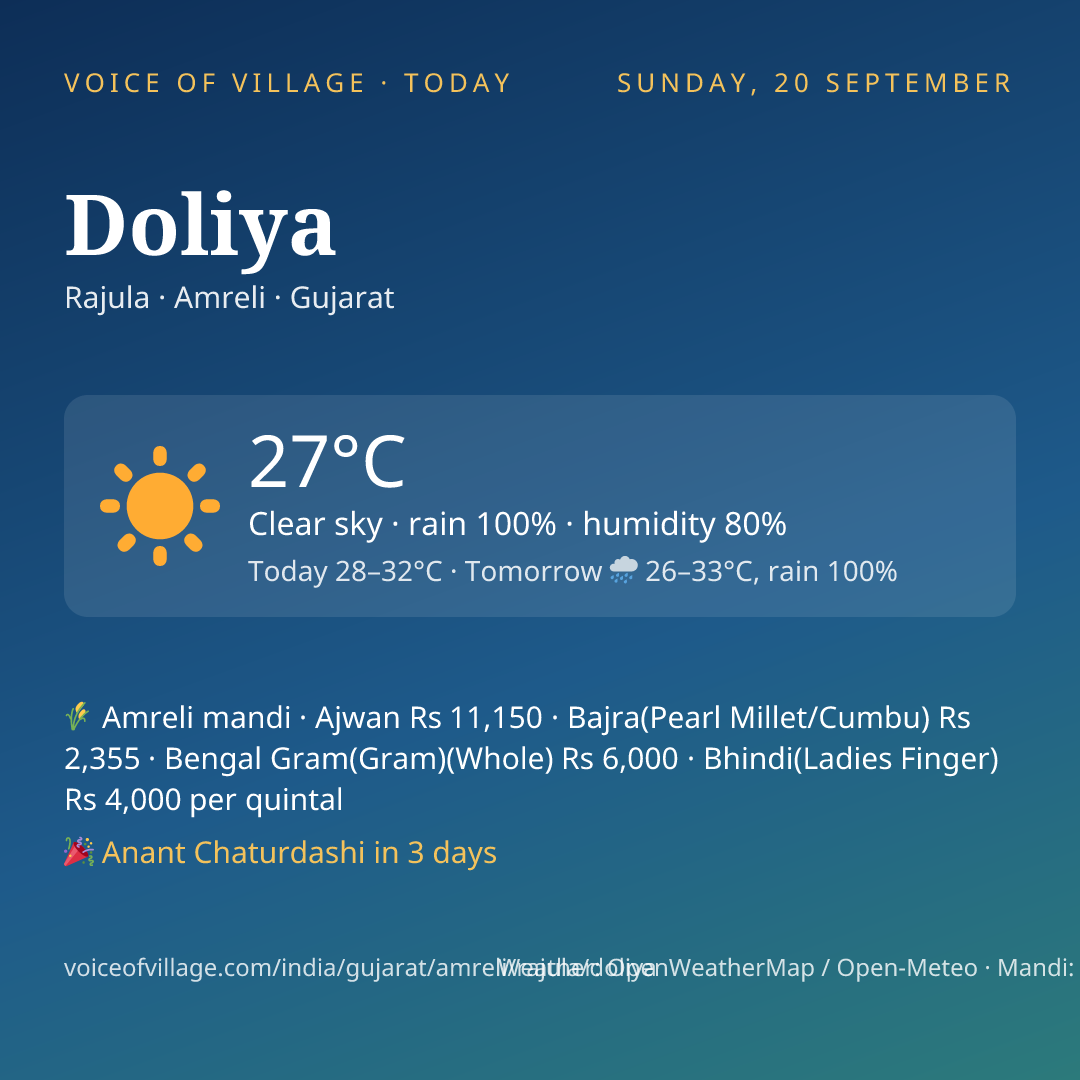 Doliya today
