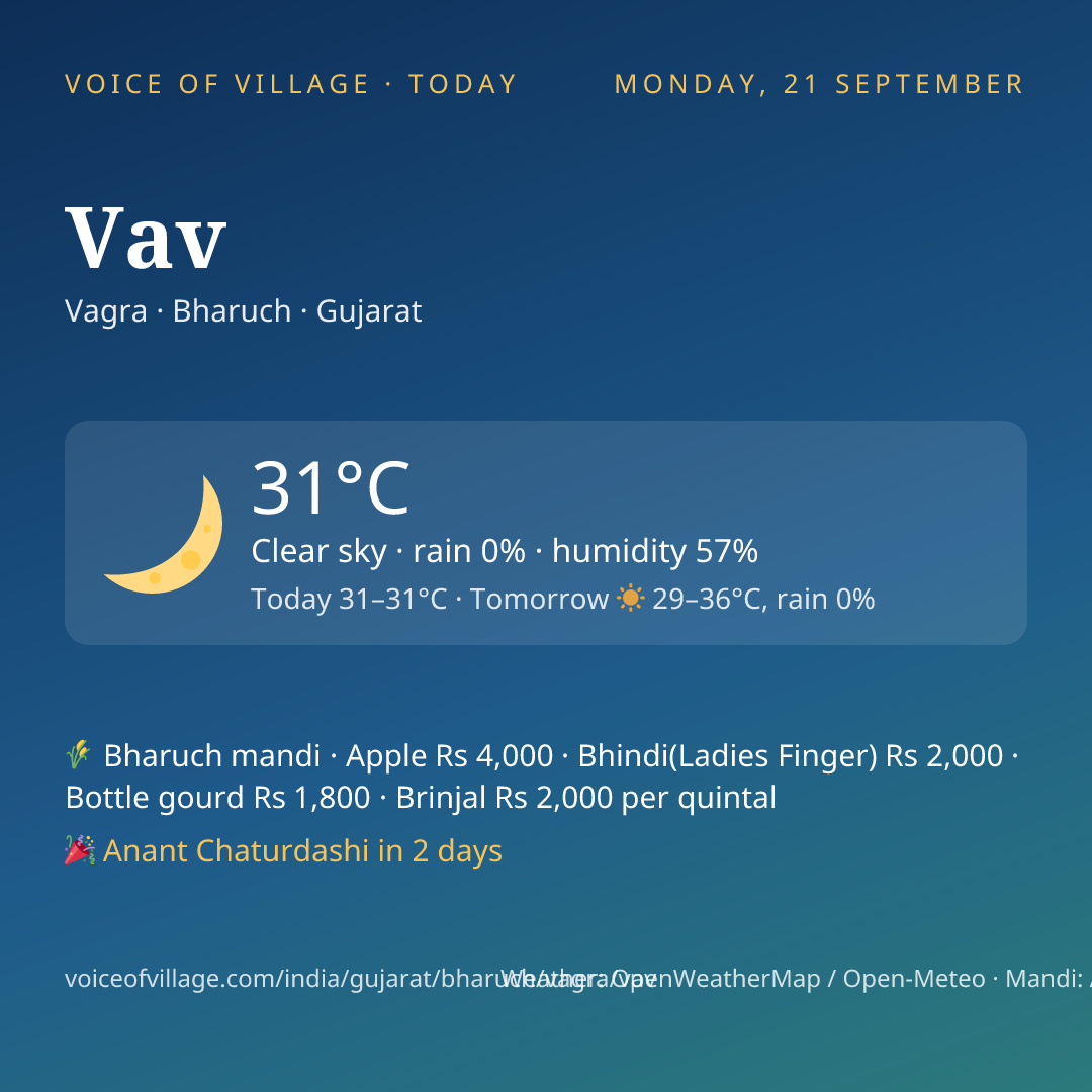 Vav today