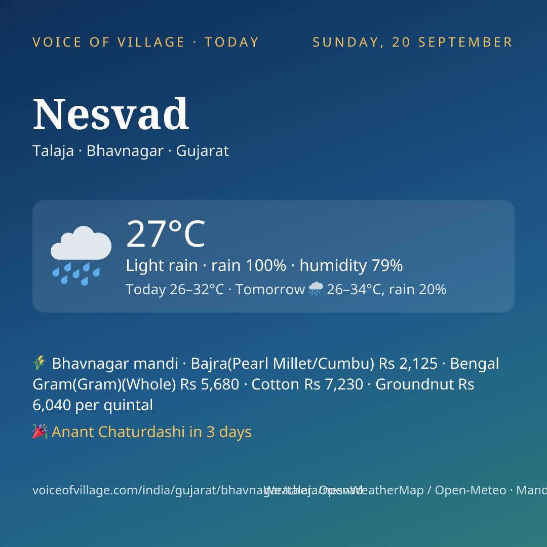Nesvad today
