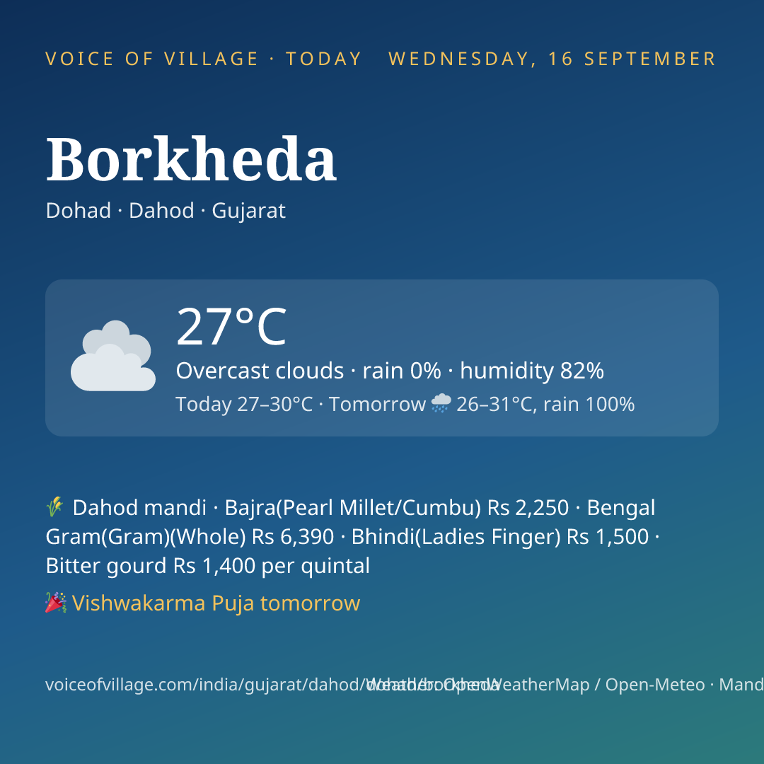 Borkheda today
