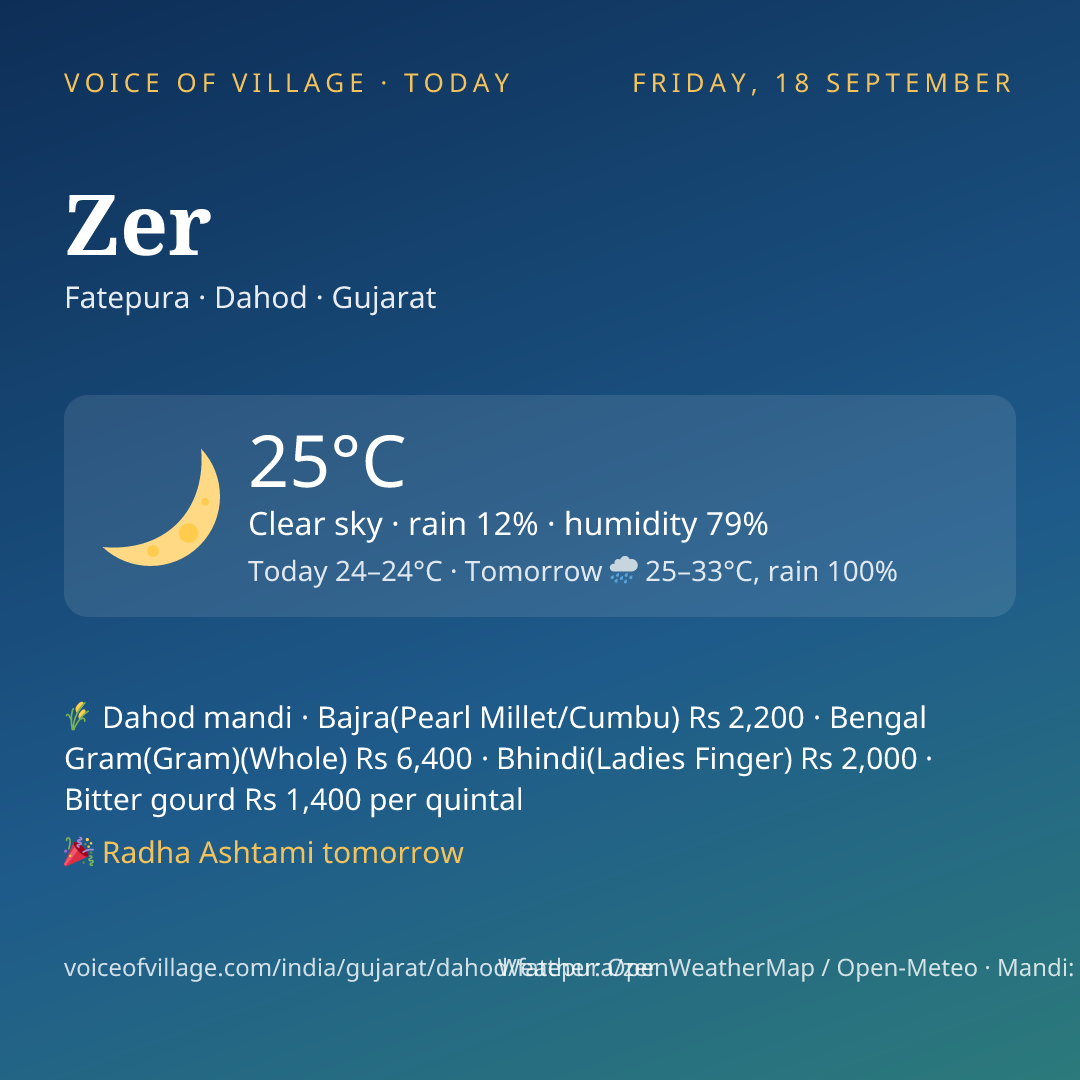 Zer today