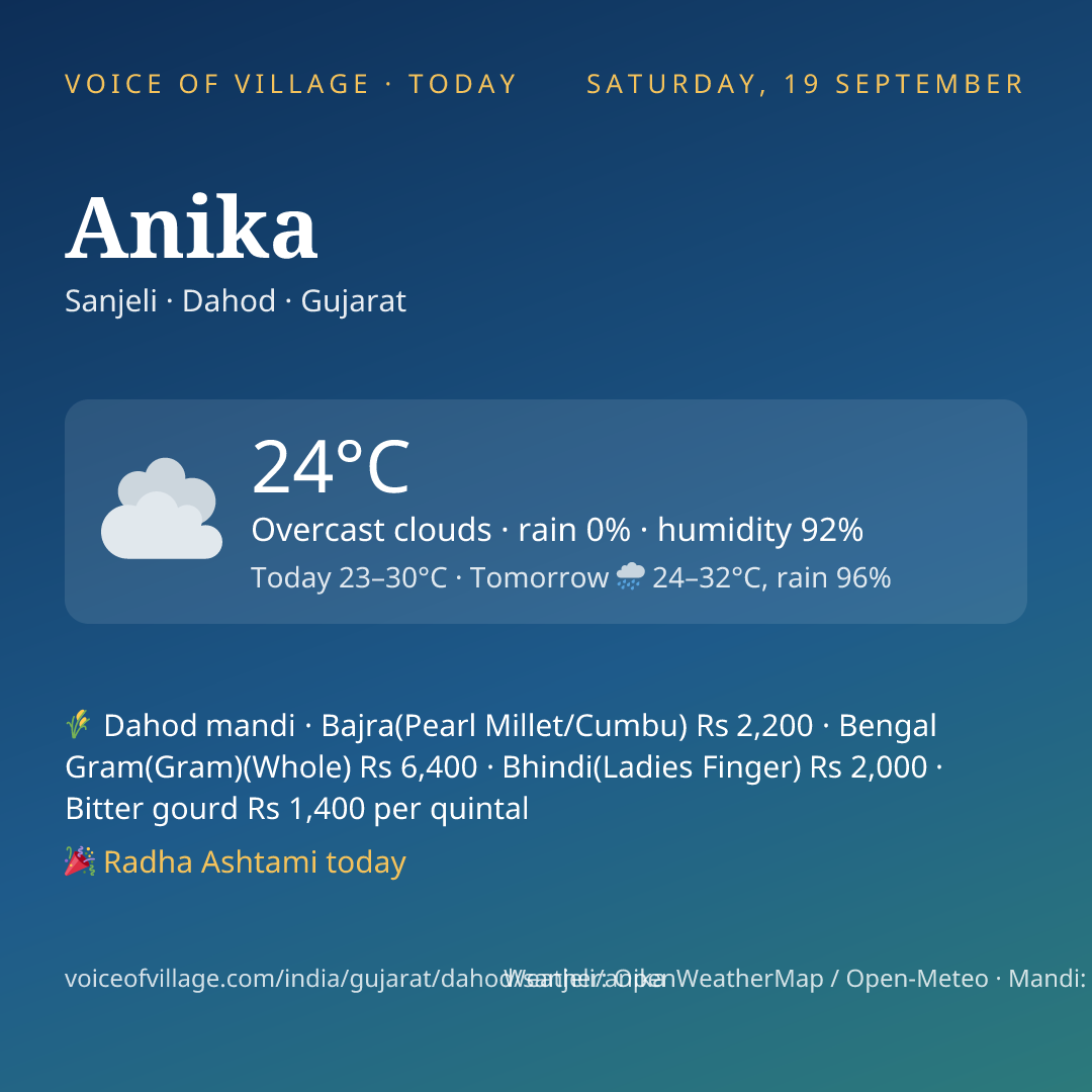 Anika today