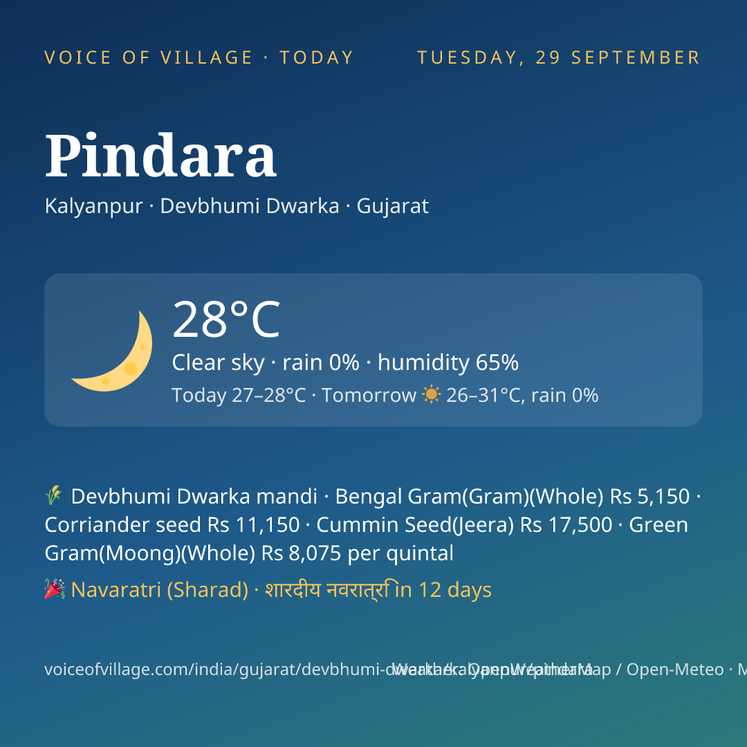 Pindara today