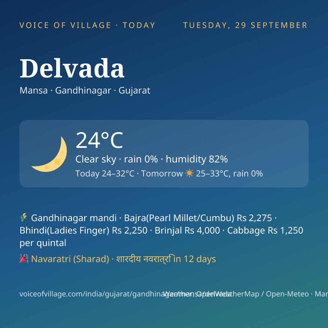 Delvada today