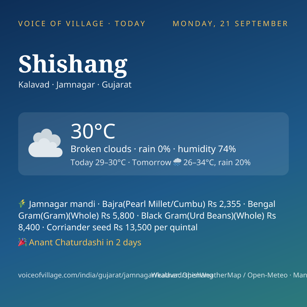 Shishang today