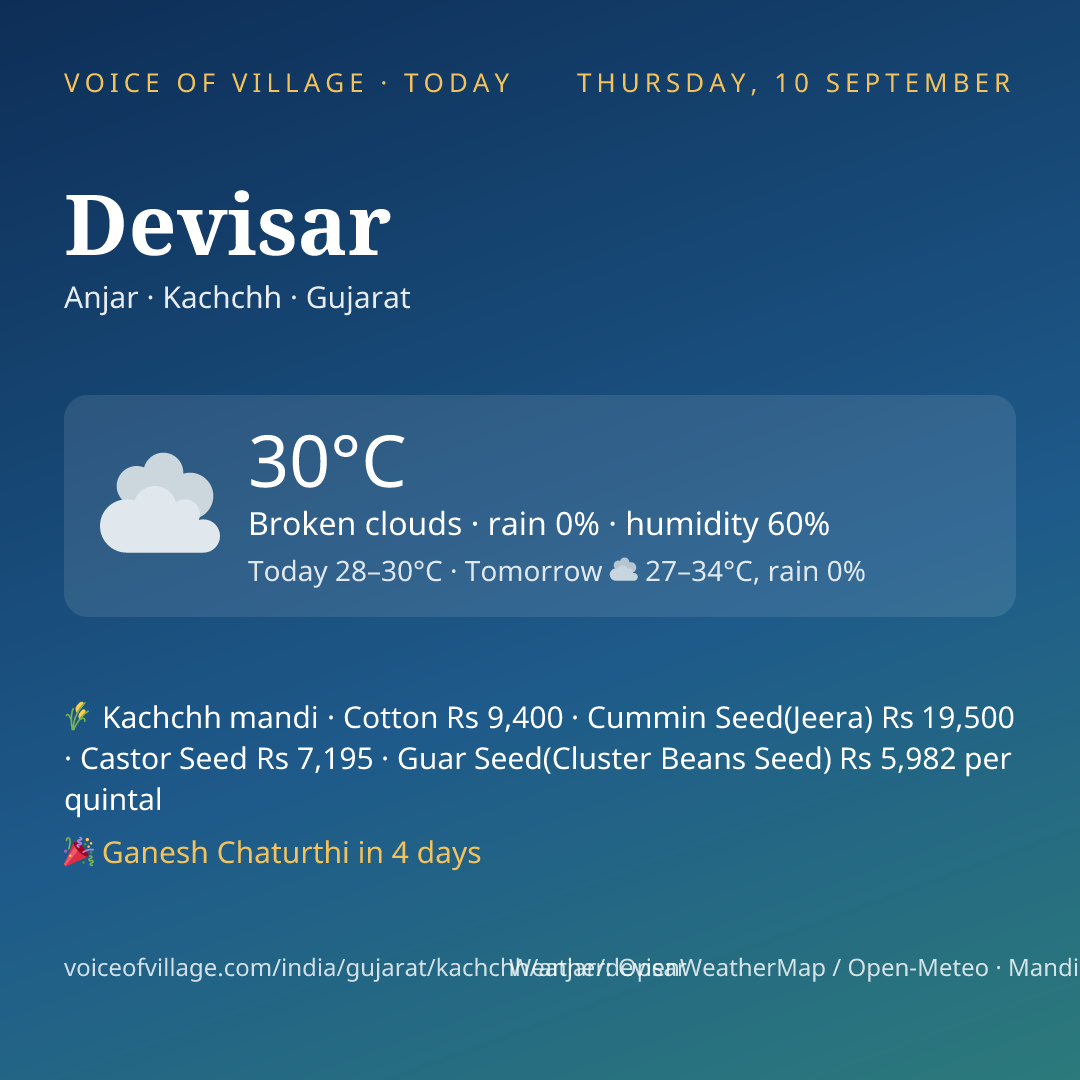 Devisar today