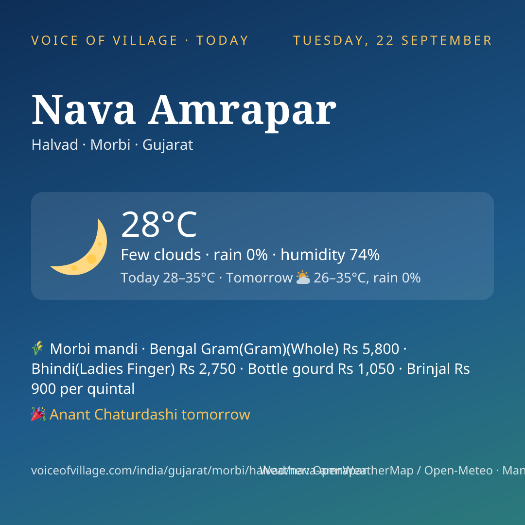 Nava Amrapar today