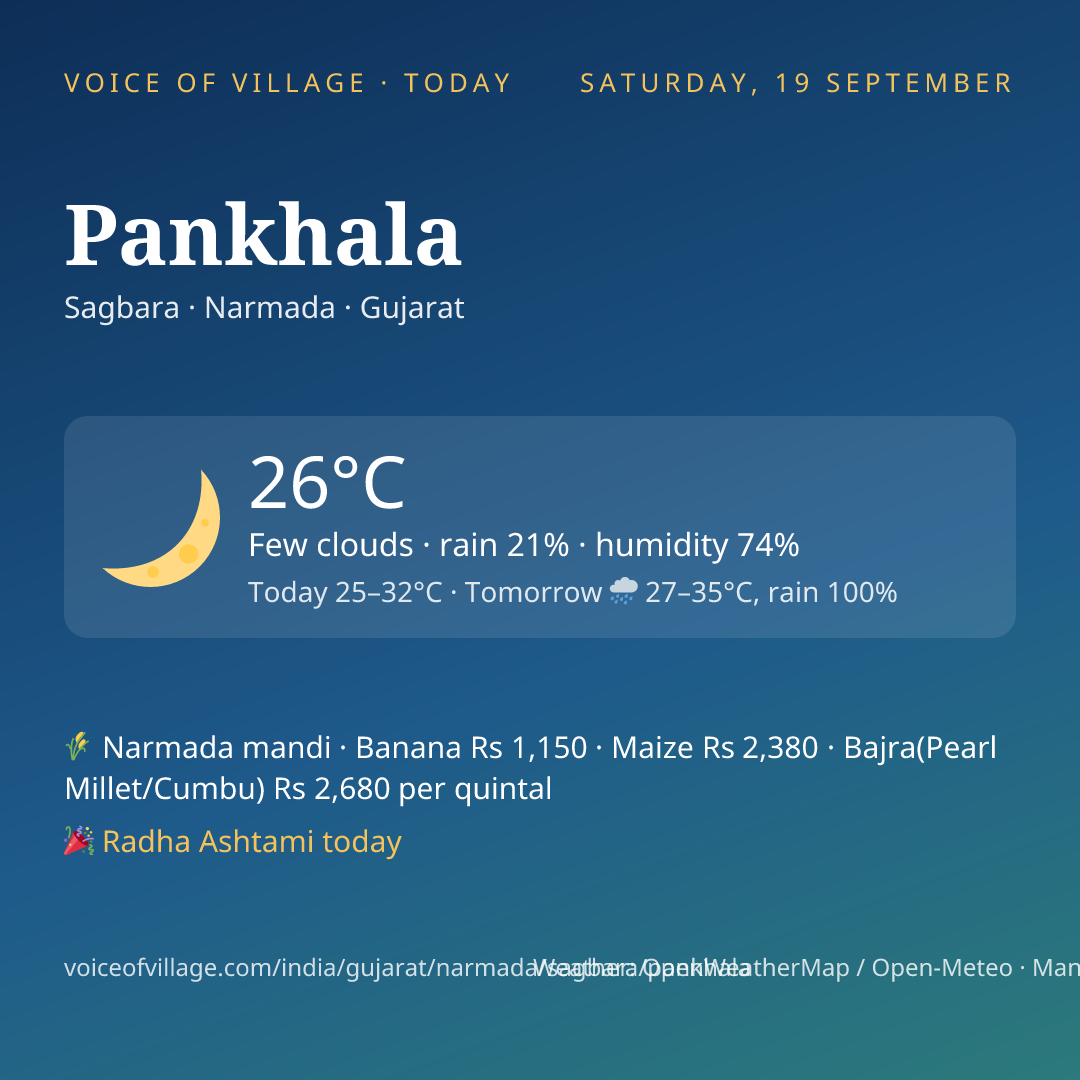 Pankhala today