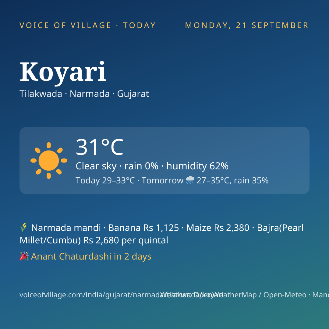 Koyari today