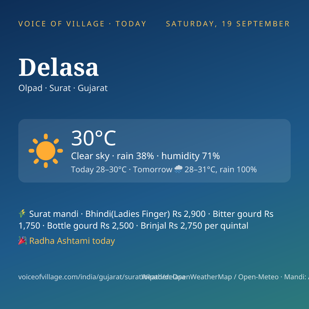 Delasa today
