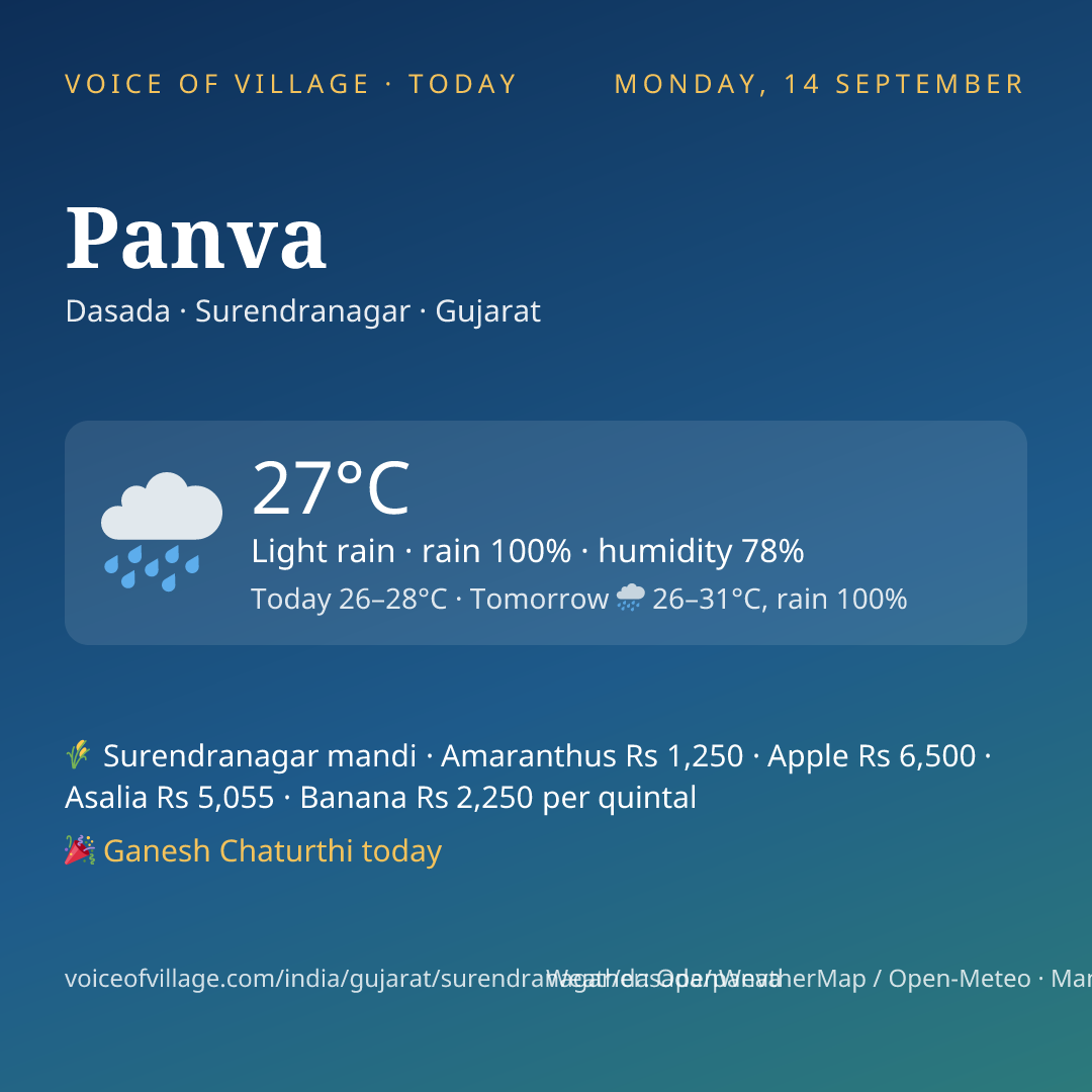 Panva today