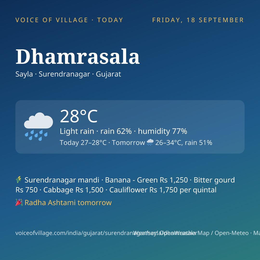 Dhamrasala today