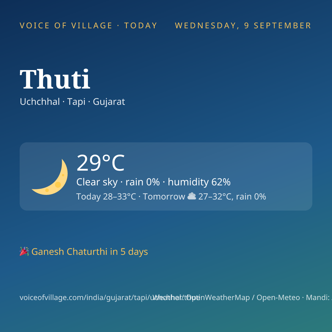 Thuti today