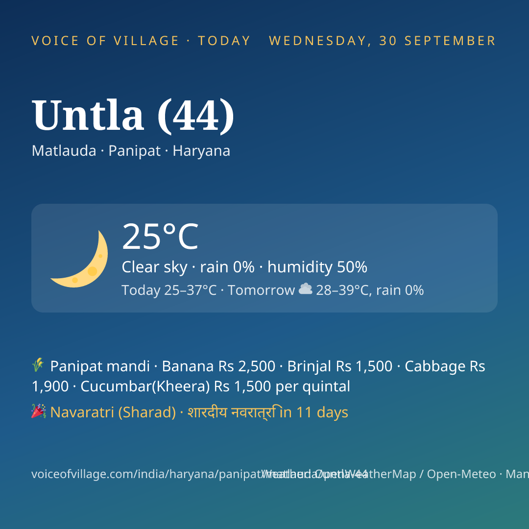 Untla (44) today