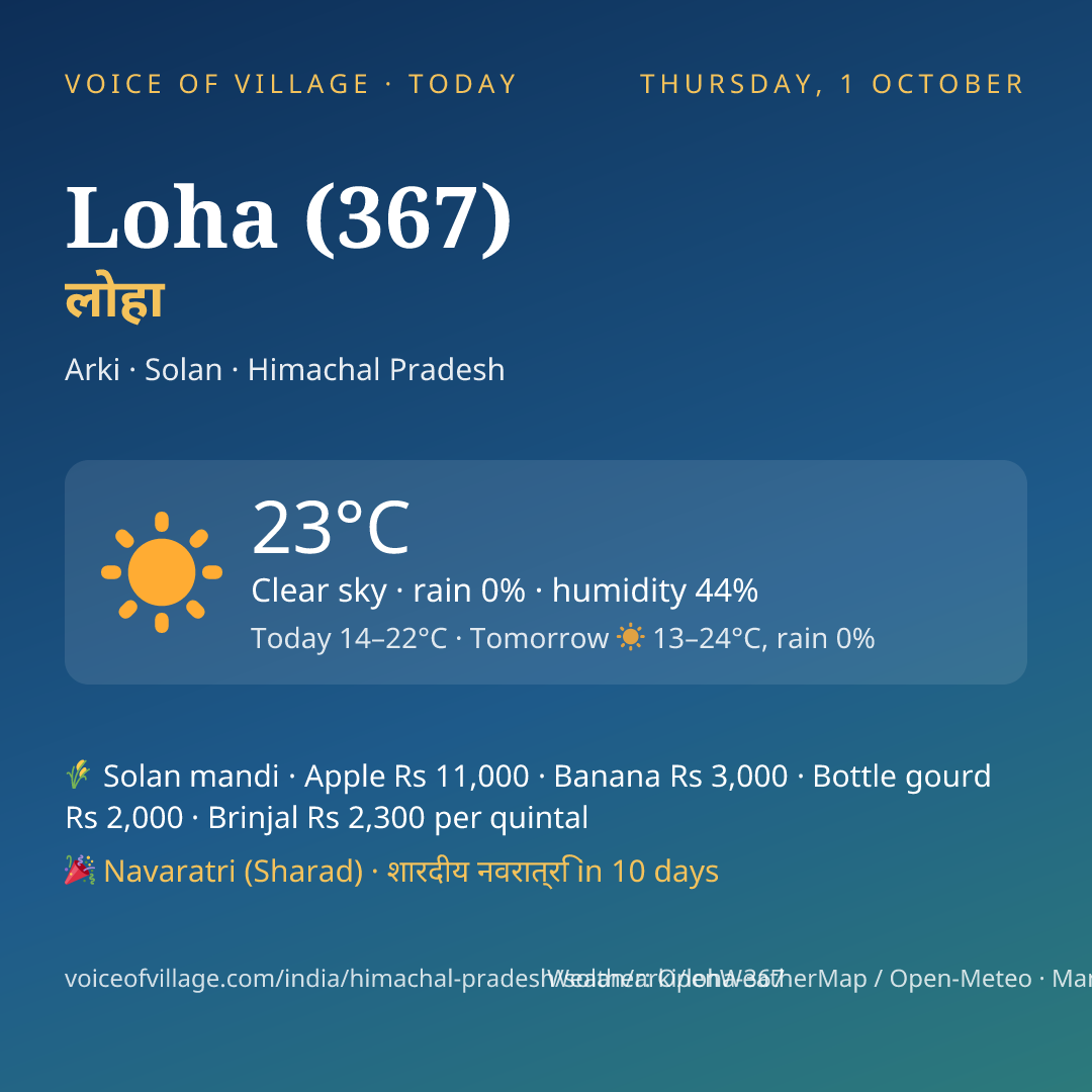 Loha (367) today