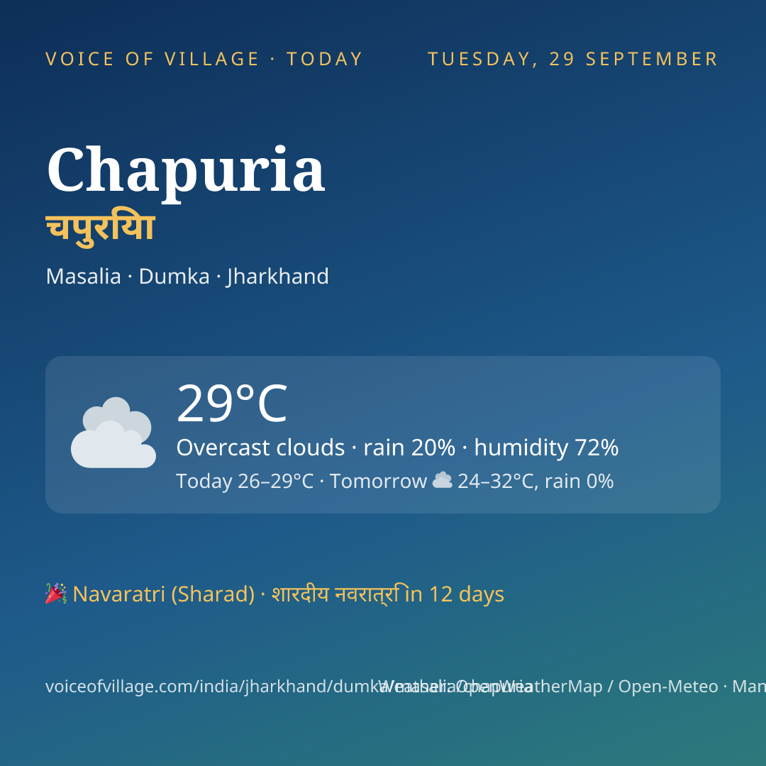 Chapuria today