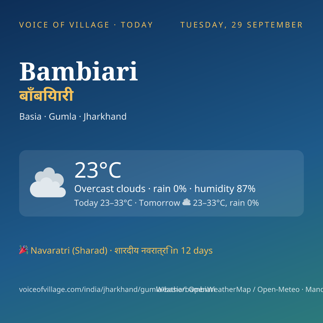 Bambiari today