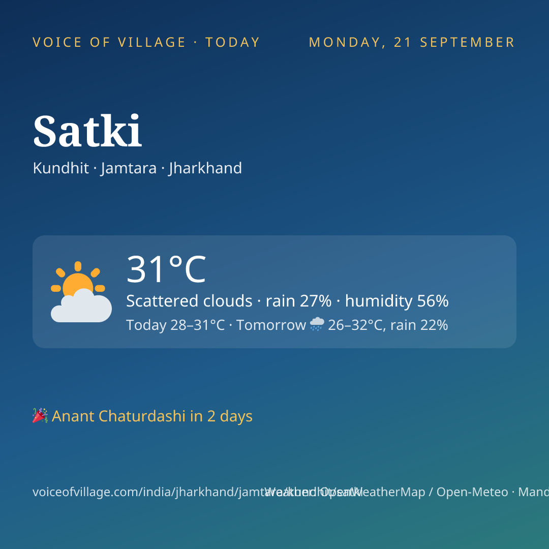Satki today