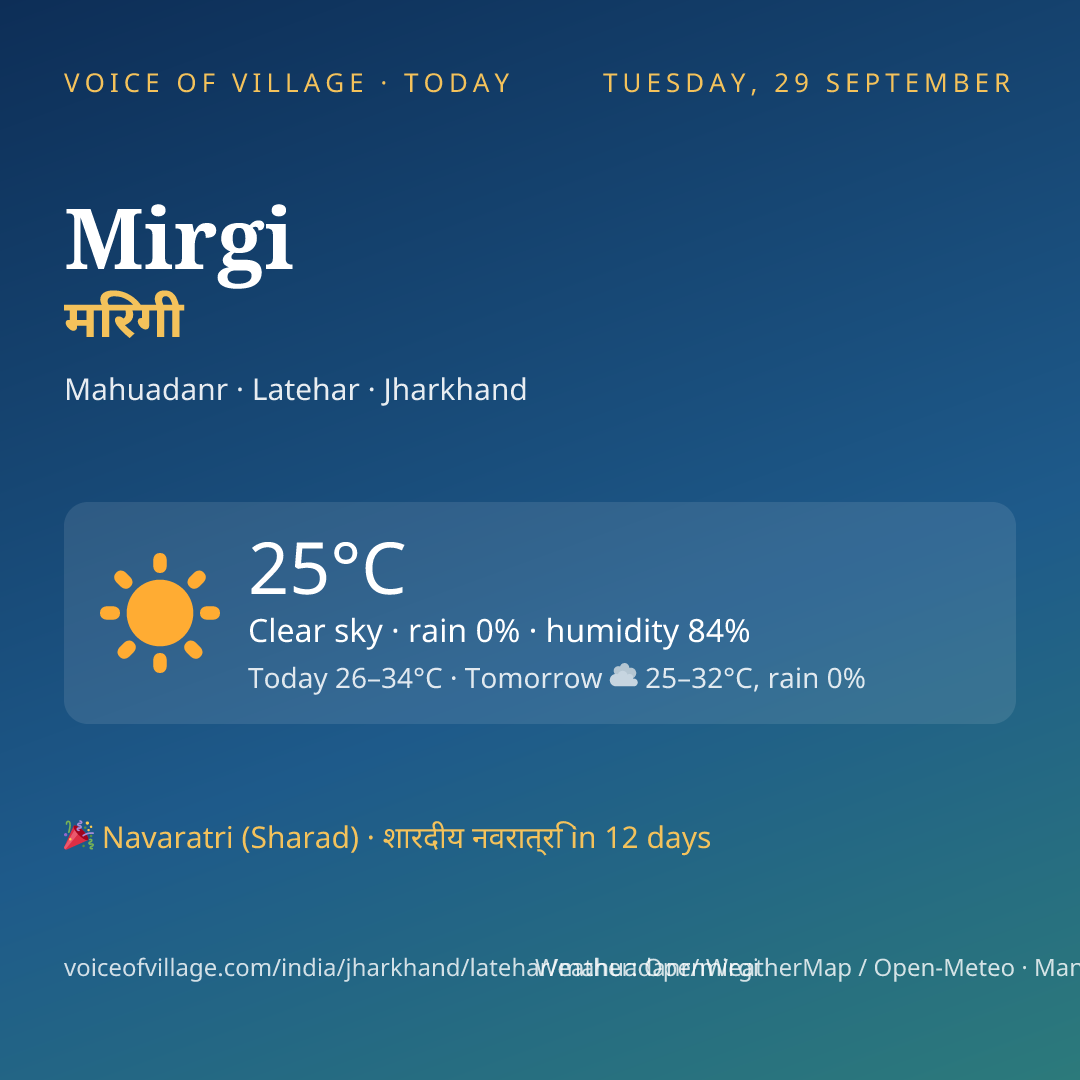 Mirgi today