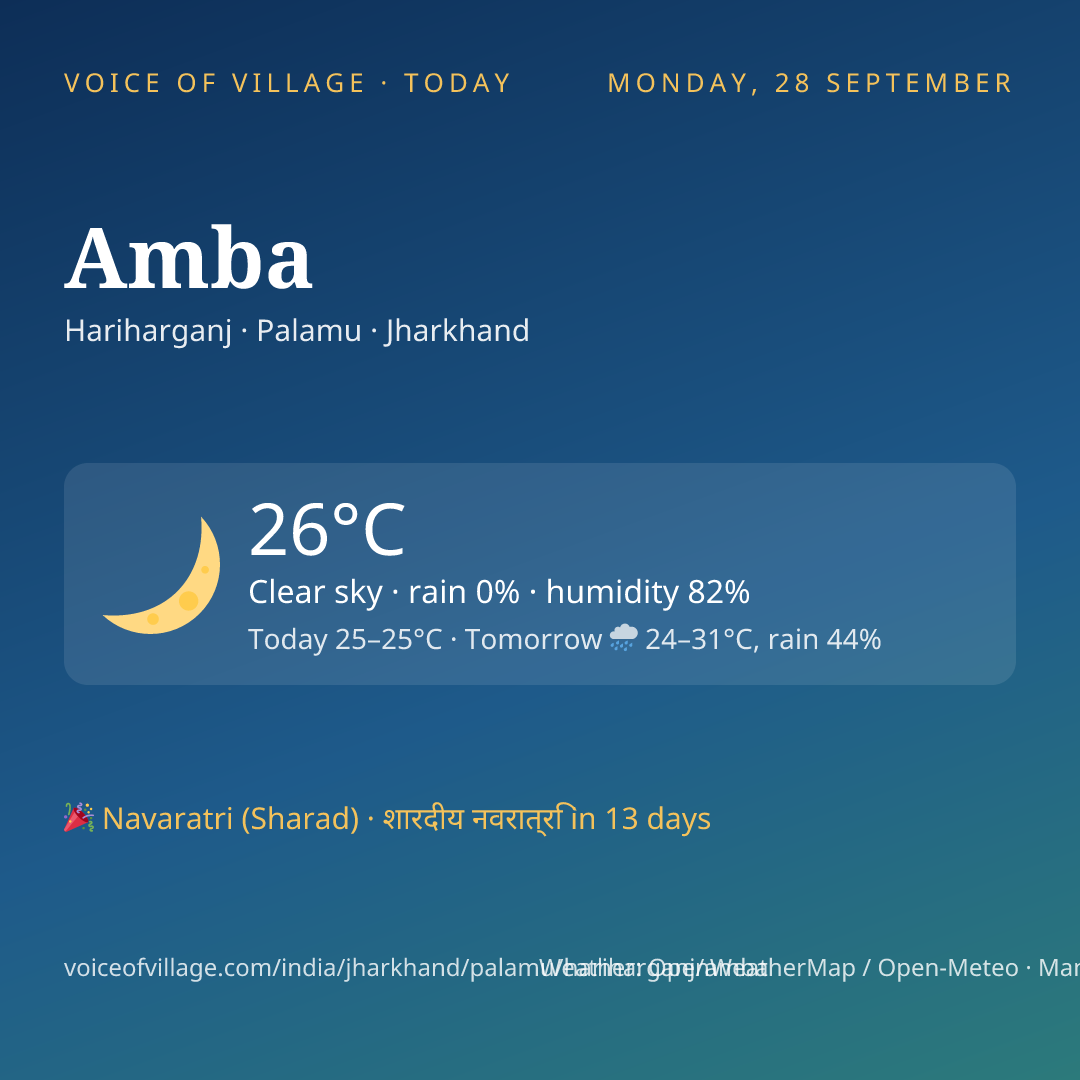Amba today