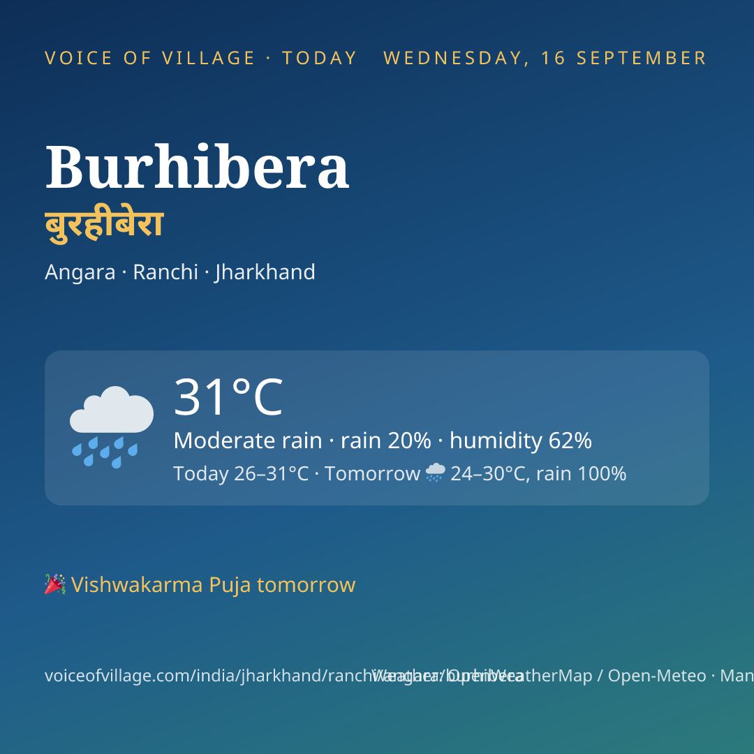 Burhibera today