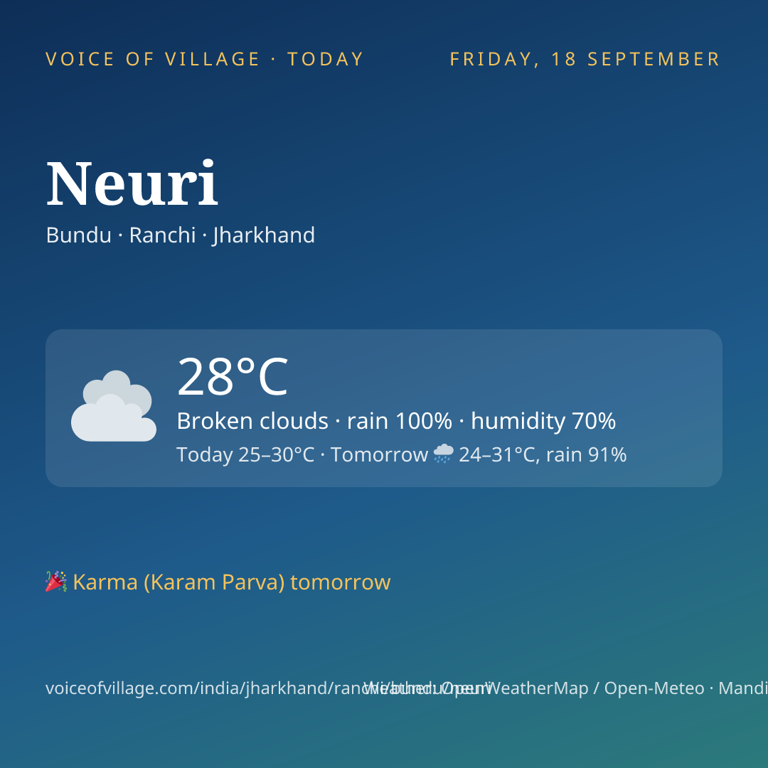 Neuri today