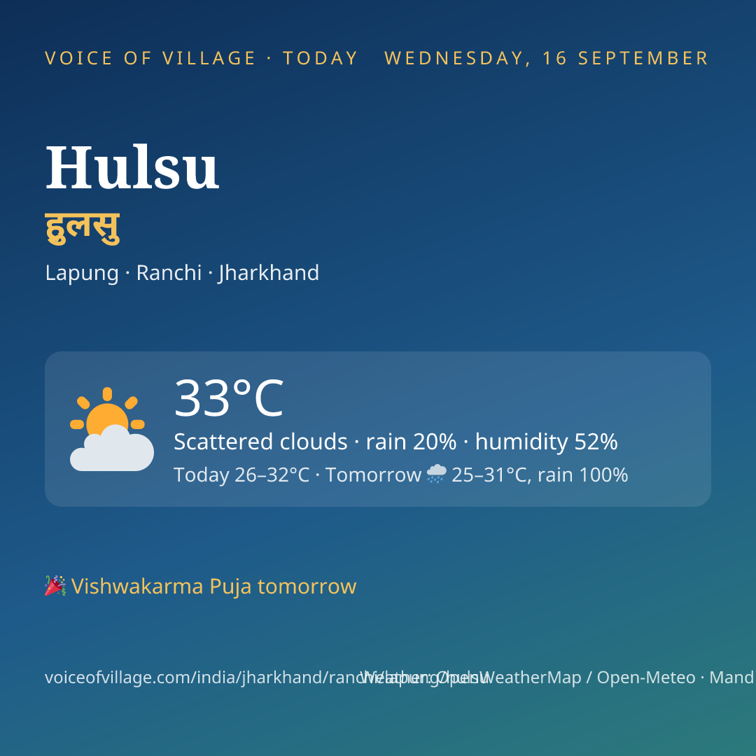 Hulsu today