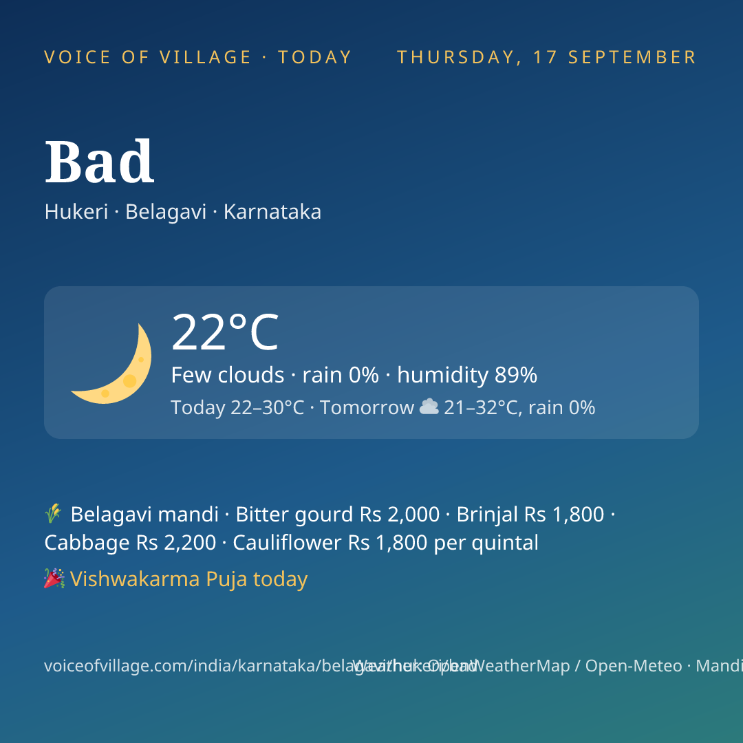 Bad today